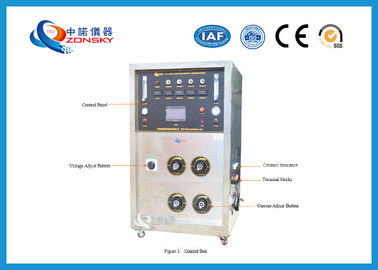 China Instrumentos móveis dos testes de FRLS, equipamento de testes da inflamabilidade da integridade do cabo fornecedor