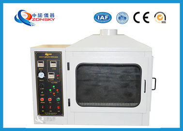China Equipamento de testes da inflamabilidade da C.A. 220V 50Hz, equipamento de teste da combustão fornecedor