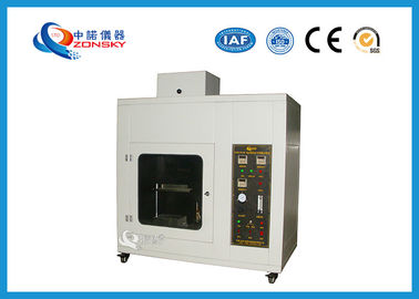 China Equipamento de testes da inflamabilidade do UL 94, instrumento horizontal da combustão dos plásticos da espuma fornecedor
