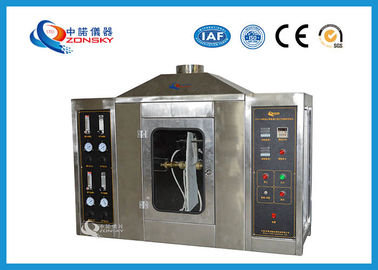 China Instrumento do teste da chama do SUS 304 para a combustão de papel da estabilidade do fogo da placa de gesso fornecedor