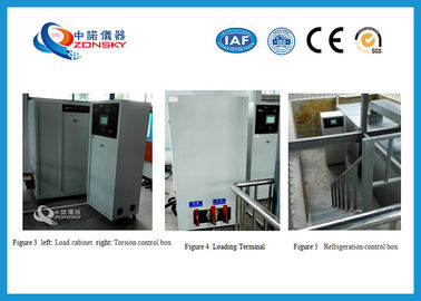 China Equipamento de teste da torsão da baixa temperatura para a energia da economia do cabo distribuidor de corrente de energias eólicas fornecedor