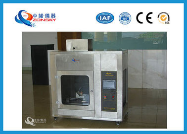 Câmara de aço inoxidável do teste da chama do equipamento de testes da chama da agulha do IEC 60695/Pin fornecedor